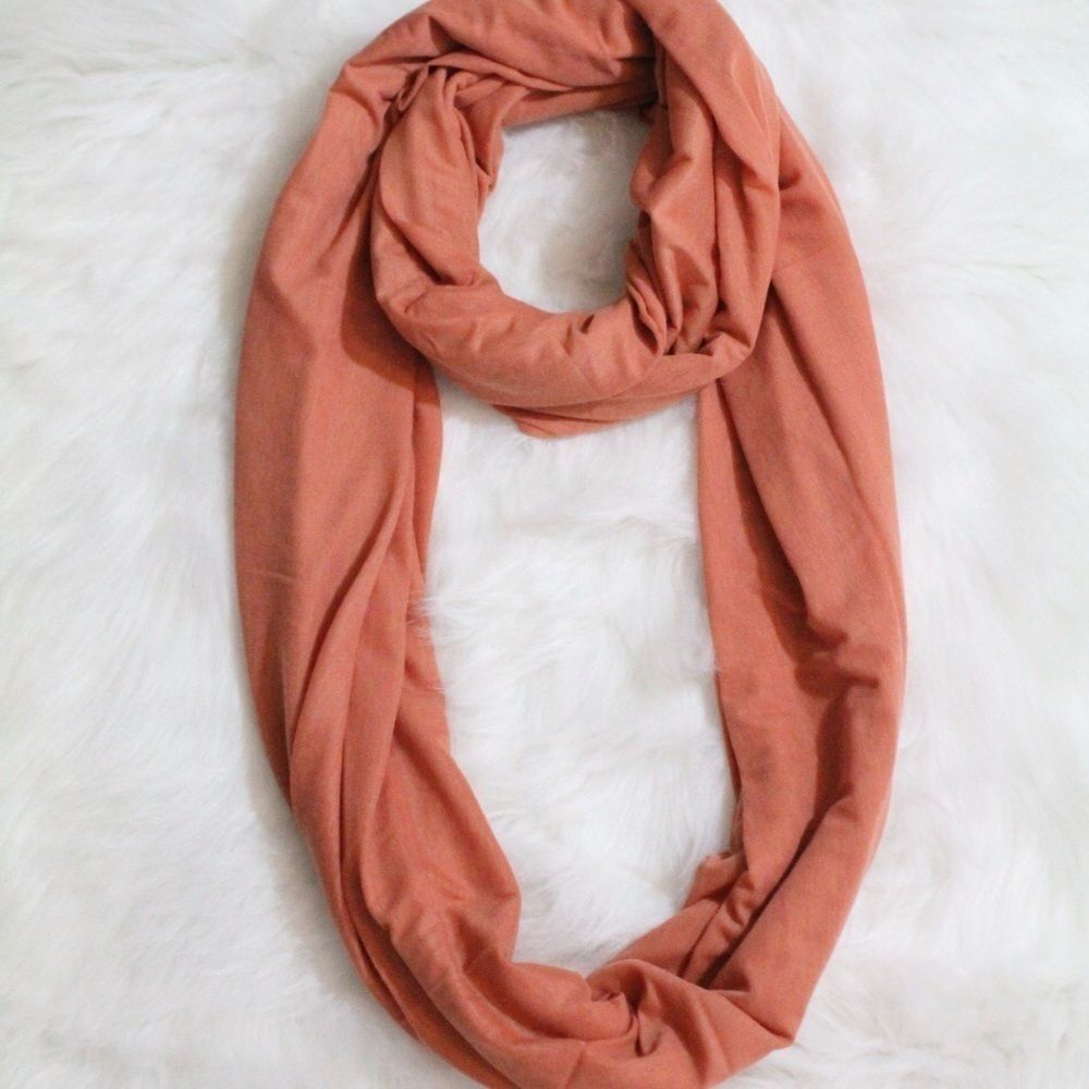 Rust Infinity Scarf  